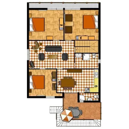 Apartament Grosse Fuer 6 Personen By Interhome