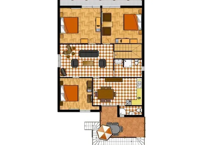 Apartamento Grosse Fuer 6 Personen By Interhome
